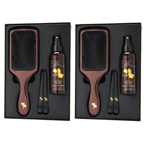 Silk Oil of Morocco - Argan Styling and Treatment Set Duo - Passionfruit