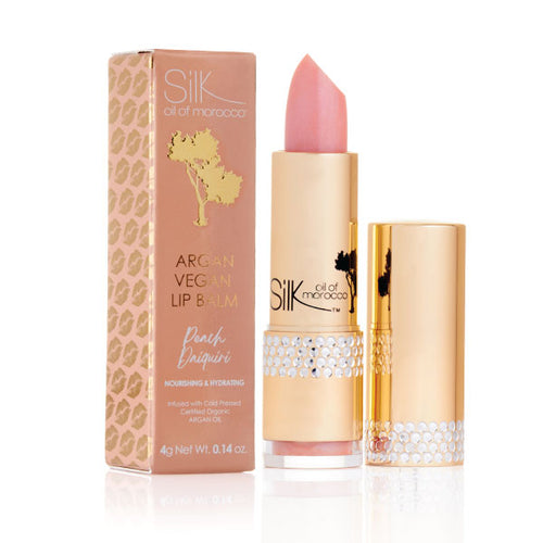 Silk Oil of Morocco - Peach Daiquiri Argan Vegan Lip Balm