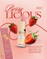 Silk Oil of Morocco - Strawberry Punch Argan Vegan Lip Balm, view 4