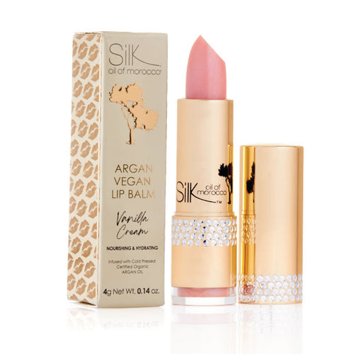 Silk Oil of Morocco - Vanilla Cream Argan Vegan Lip Balm