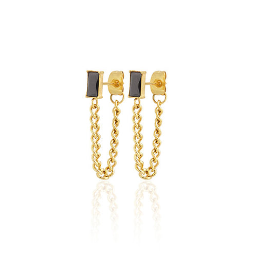 Silk Oil of Morocco Amici by Ella - Ash Earrings