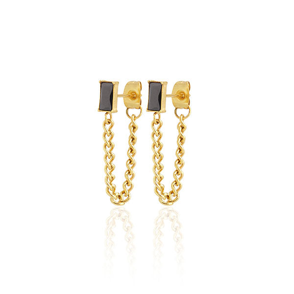 Silk Oil of Morocco Amici by Ella - Ash Earrings