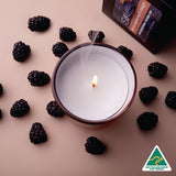 Silk Oil of Morocco - Black Raspberry & Vanilla Natural Soy Candle, view 2