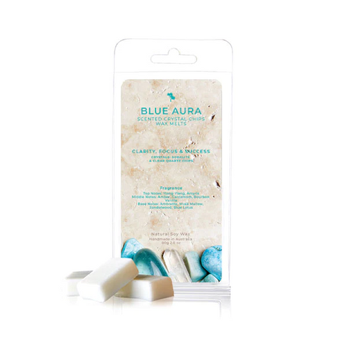 Silk Oil of Morocco - Blue Aura Scented Crystal Wax Melt