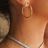 Silk Oil of Morocco Amici by Ella - Chelsea Hoop Earrings, view 2
