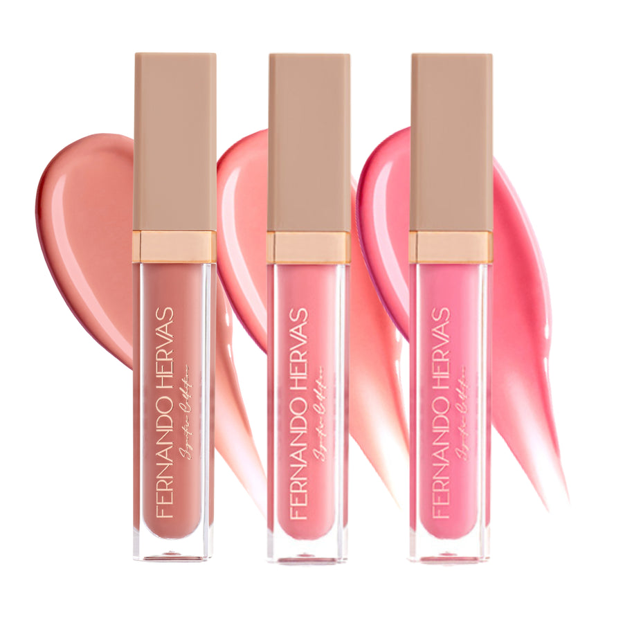 Silk Oil of Morocco Fernando Hervas - Coral Pinks Argan Lip Shine Trio