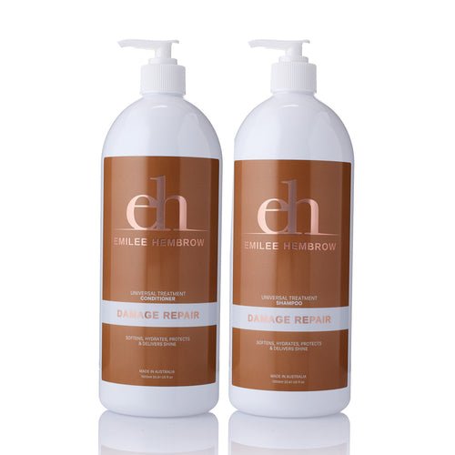 Silk Oil of Morocco Emilee Hembrow- Universal Damage Repair Argan 1L Duo