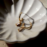 Silk Oil of Morocco Amici by Ella - Grace Earrings (Small), view 3