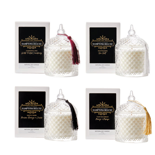 Silk Oil of Morocco - Hamptons Deluxe Candle Collection - Value Pack