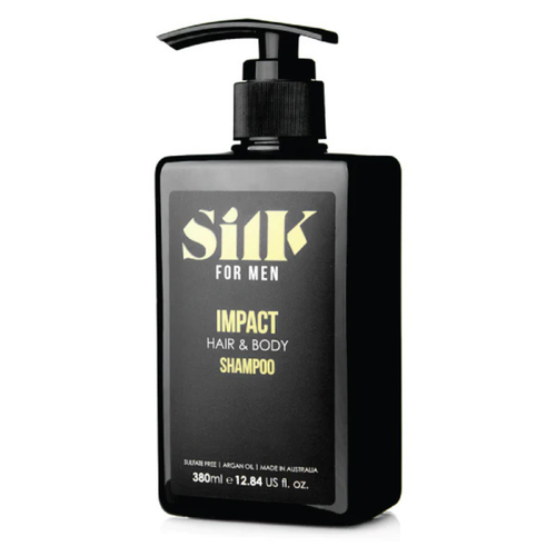 Silk Oil of Morocco Silk for Men - Impact Men's Argan Hair & Body Shampoo