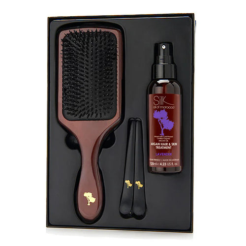 Silk Oil of Morocco - Lavender Argan Styling & Treatment Set