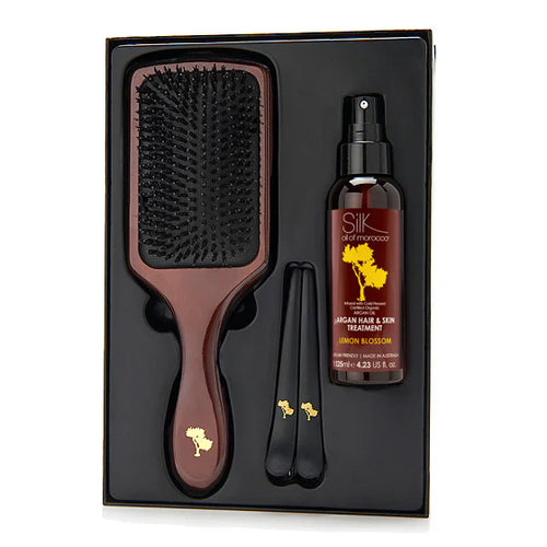 Silk Oil of Morocco - Lemon Blossom Argan Styling & Treatment Set