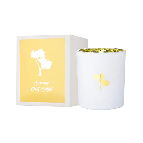 Silk Oil of Morocco Summer Fruit Salad Luxe Natural Soy Candle