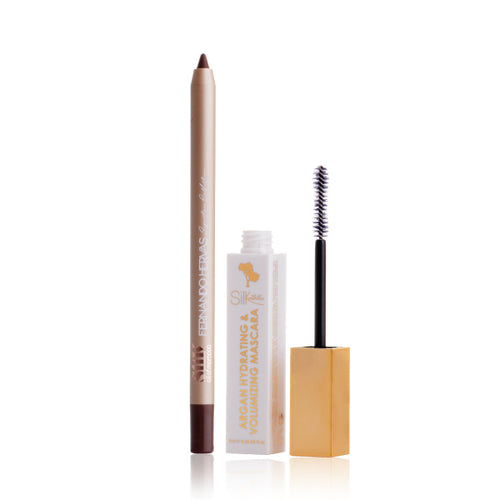 Silk Oil of Morocco - Mascara & Liner Duo - Brown