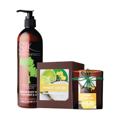 Silk Oil of Morocco - Coconut & Lime Bath and Body