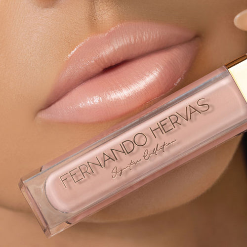 Silk Oil of Morocco Fernando Hervas - Nude 1 (Light Beige Nude) Lip Shine Argan Gloss