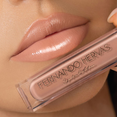 Silk Oil of Morocco Fernando Hervas - Nude 2 (Warm Peach Nude) Lip Shine Argan Gloss