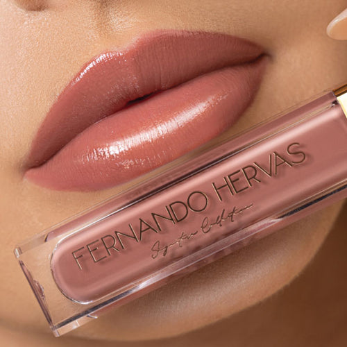 Silk Oil of Morocco Fernando Hervas - Nude 6 (Deep Rosy Nude) Lip Shine Argan Gloss