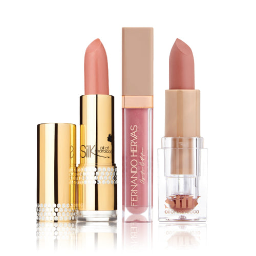 Silk Oil of Morocco Fernando Hervas - Pinky Nude  Argan Lip Trio