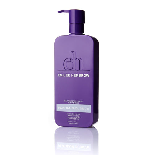 Silk Oil of Morocco Emilee Hembrow - Platinum Blonde Damage Repair Toning Argan Conditioner
