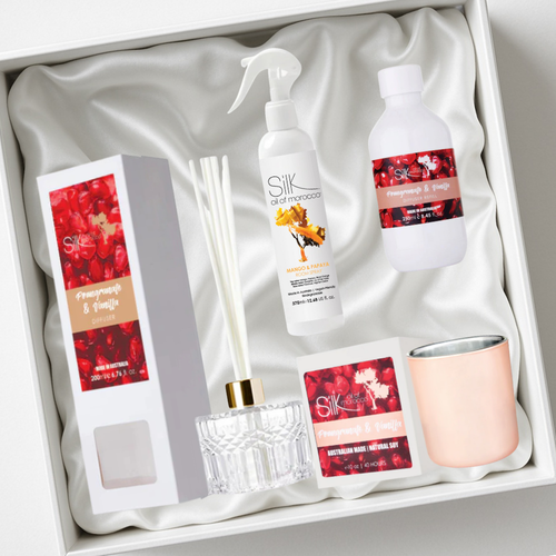 Silk Oil of Morocco - Pomegranate & Vanilla Hamper Collection