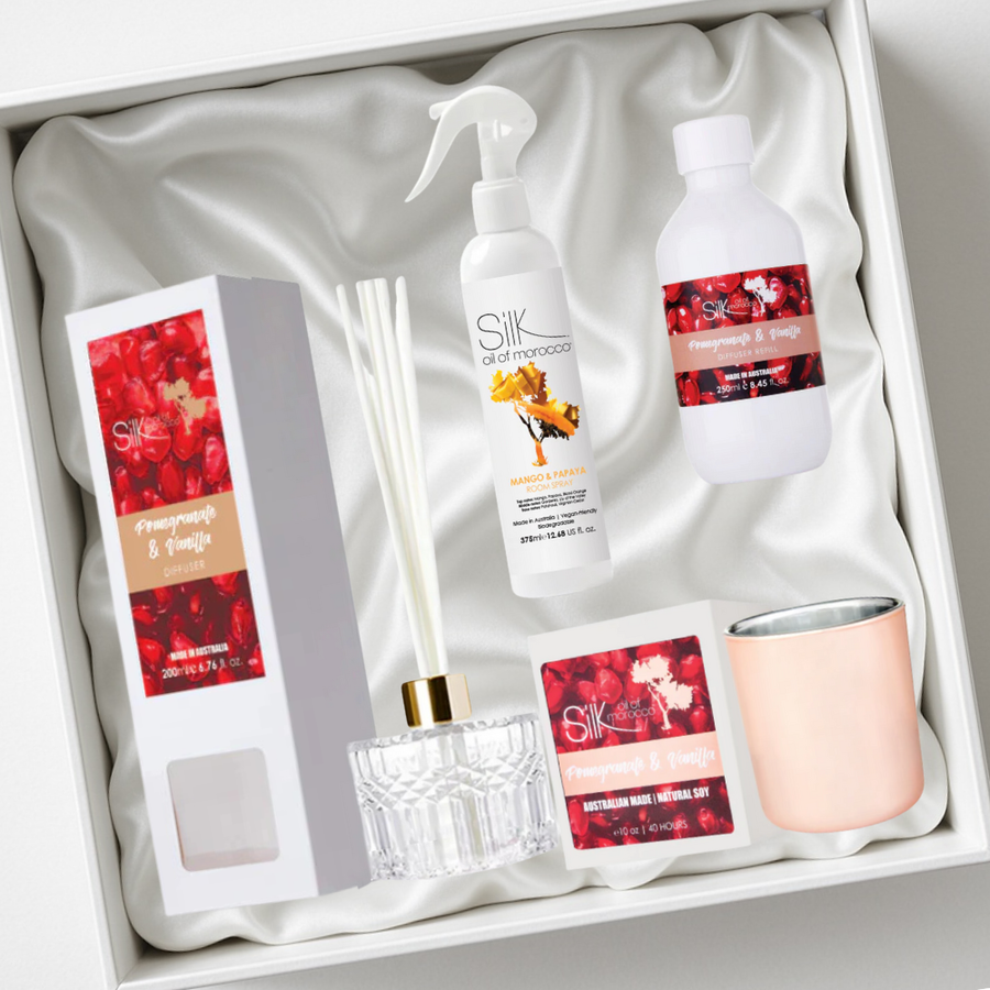 Silk Oil of Morocco - Pomegranate & Vanilla Hamper Collection