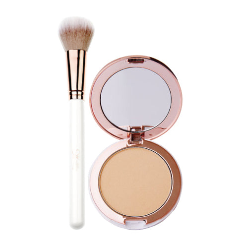 Silk Oil of Morocco - Pressed Mineral Powder Foundation Set - Value Pack