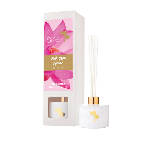 Silk Oil of Morocco Pink Lotus Flower Reed Diffuser