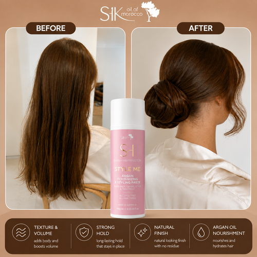 Silk Oil of Morocco Sarah Harrington - Style Me Texturizing & Styling Paste