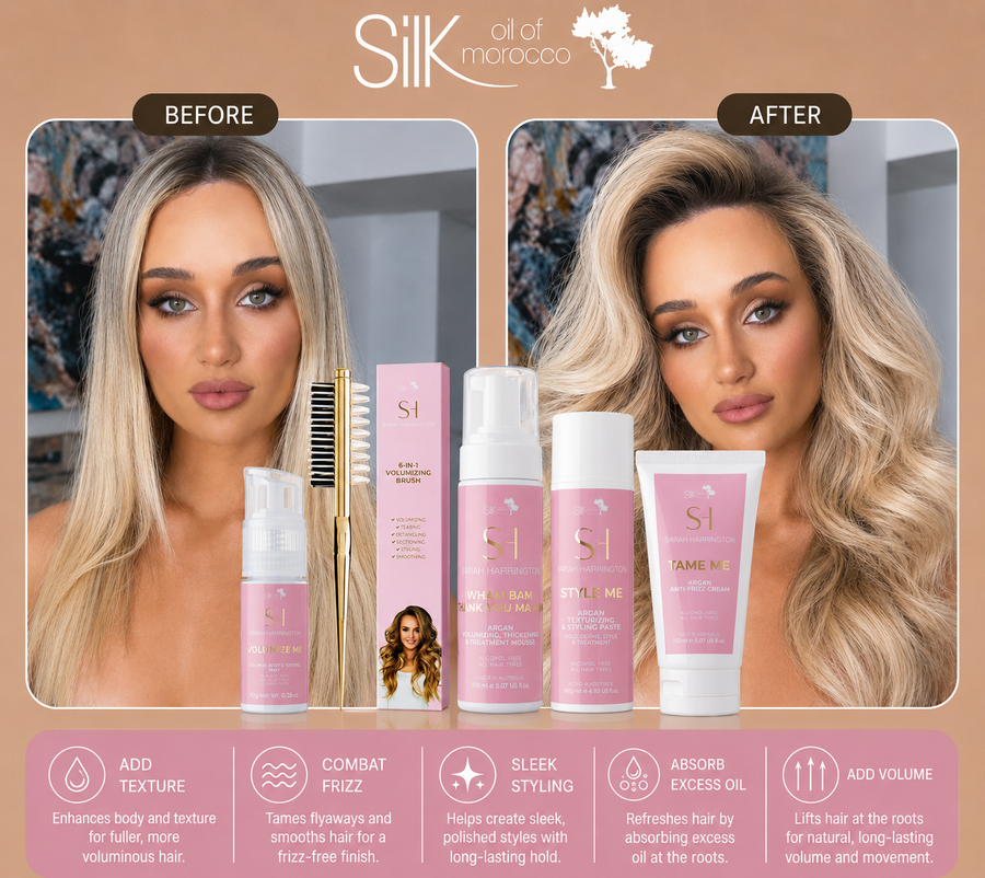 Silk Oil of Morocco Sarah Harrington - Big Hair Bundle