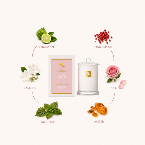 Silk Oil of Morocco Your Beauty Dupe She’s Adored Candle — Inspired by Miss Dior