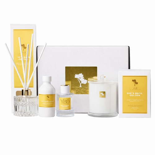 Silk Oil of Morocco Your Beauty Dupe She’s Back Golden Gift Hamper — Inspired by Poême Lancôme