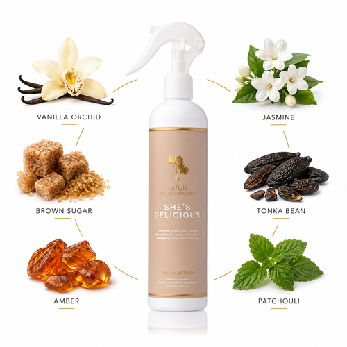 Silk Oil of Morocco Your Beauty Dupe She’s Delicious Room Spray — Inspired by Vanilla 28 Kayali
