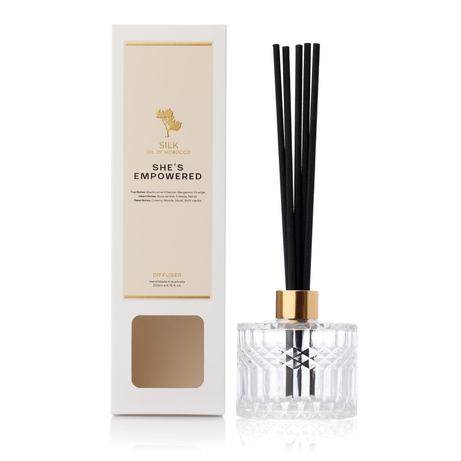 Silk Oil of Morocco Your Beauty Dupe She’s Empowered Diffuser — Inspired by Si Giorgio Armani