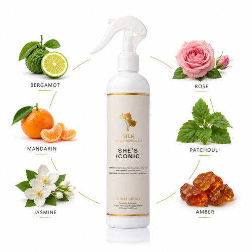 Silk Oil of Morocco Your Beauty Dupe She’s Iconic Room Spray — Inspired by Chanel No. 5