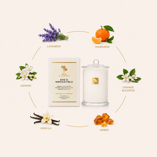 Silk Oil of Morocco Your Beauty Dupe She’s Irresistible Candle — Inspired by Libre YSL