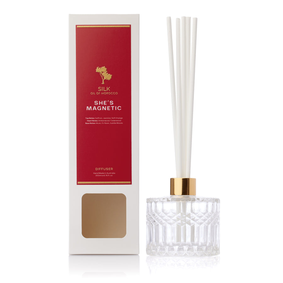 Silk Oil of Morocco Your Beauty Dupe She’s Magnetic Diffuser — Inspired by Baccarat Rouge 540