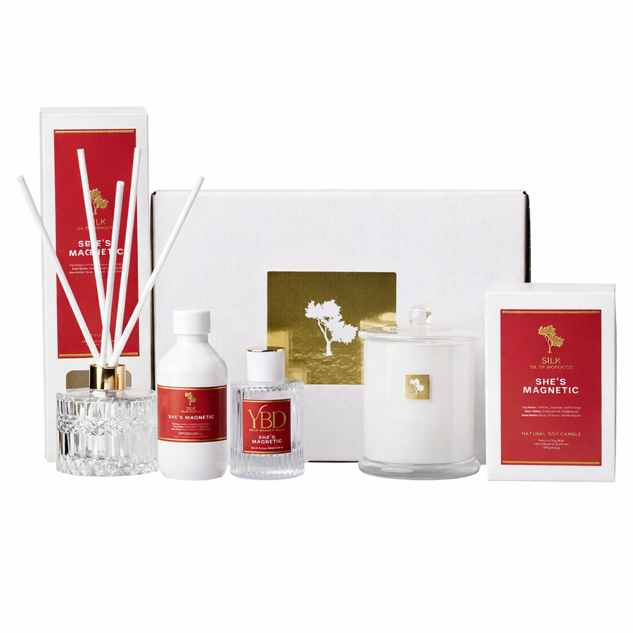 Silk Oil of Morocco Your Beauty Dupe She’s Magnetic Gift Hamper — Inspired by Baccarat Rouge 540