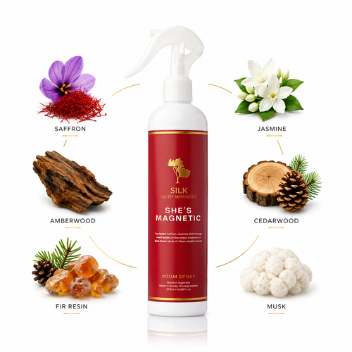 Silk Oil of Morocco Your Beauty Dupe She’s Magnetic Room Spray — Inspired by Baccarat Rouge 540