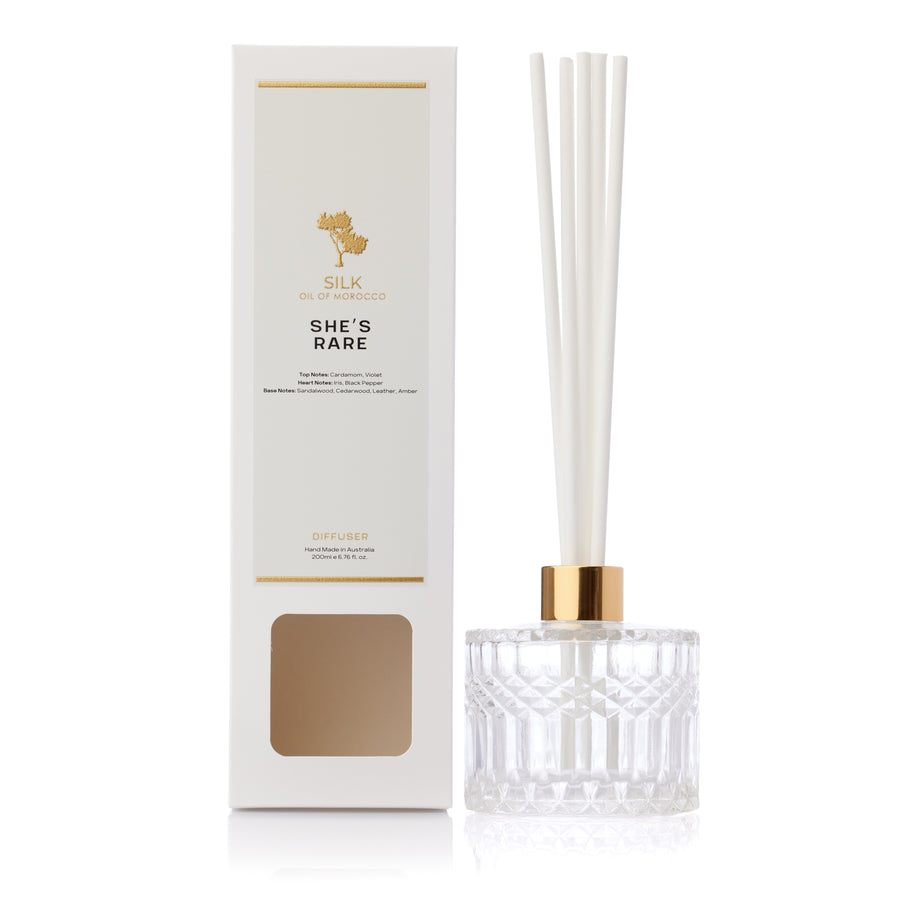 Silk Oil of Morocco Your Beauty Dupe She’s Rare Diffuser — Inspired by Santal 33 Le Labo