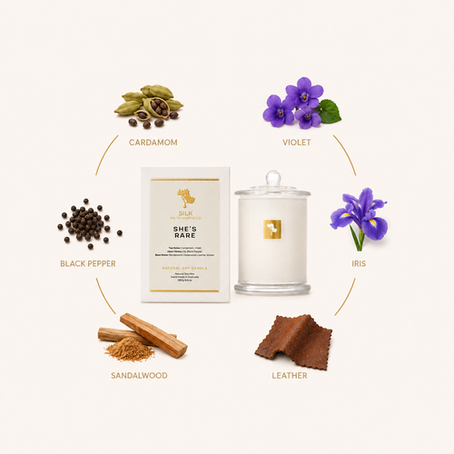 Silk Oil of Morocco Your Beauty Dupe She’s Rare Candle — Inspired by Santal 33 Le Labo