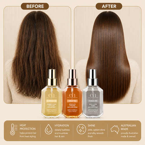 Silk Oil of Morocco Emilee Hembrow - Shield, Glimmer & Treat Me Argan Trio