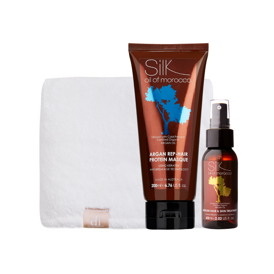 Silk Oil of Morocco - At Home Salon Treatment for Hair Breakage
