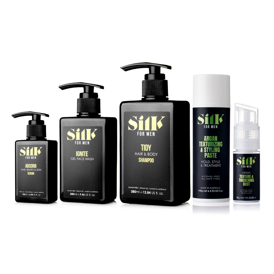 Silk Oil of Morocco Silk for Men - Men's Argan Complete Set