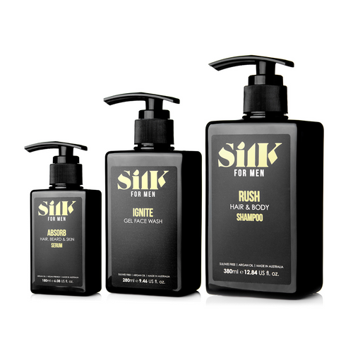 Silk Oil of Morocco Silk For Men- Men's Argan Grooming Essentials