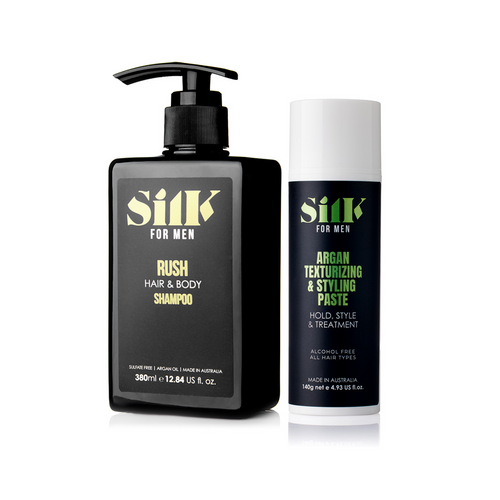 Silk Oil of Morocco Silk for Men - Men's Argan Style & Wash