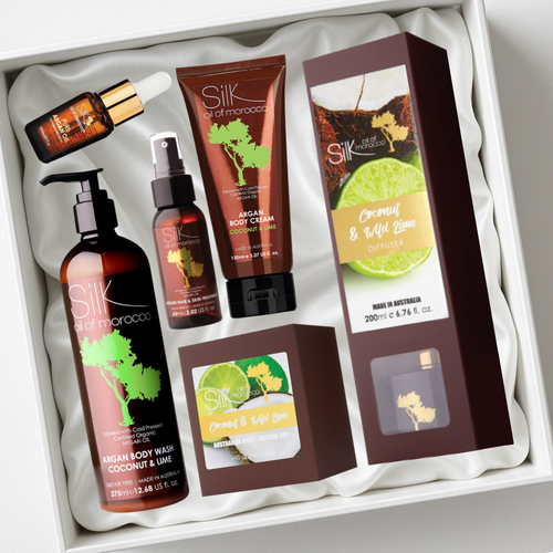 Silk Oil of Morocco - Coconut & Lime Luxe Day Spa Hamper