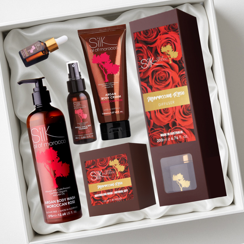 Silk Oil of Morocco - Moroccan Rose Luxe Day Spa Hamper