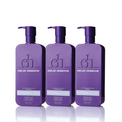 Silk Oil of Morocco Emilee Hembrow - Platinum Blonde Damage Repair Argan Toning