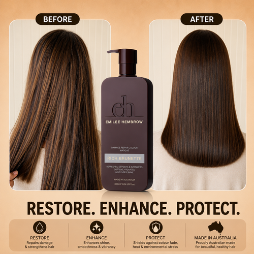 Silk Oil of Morocco Emilee Hembrow - Rich Brunette Damage Repair Argan Colour Masque